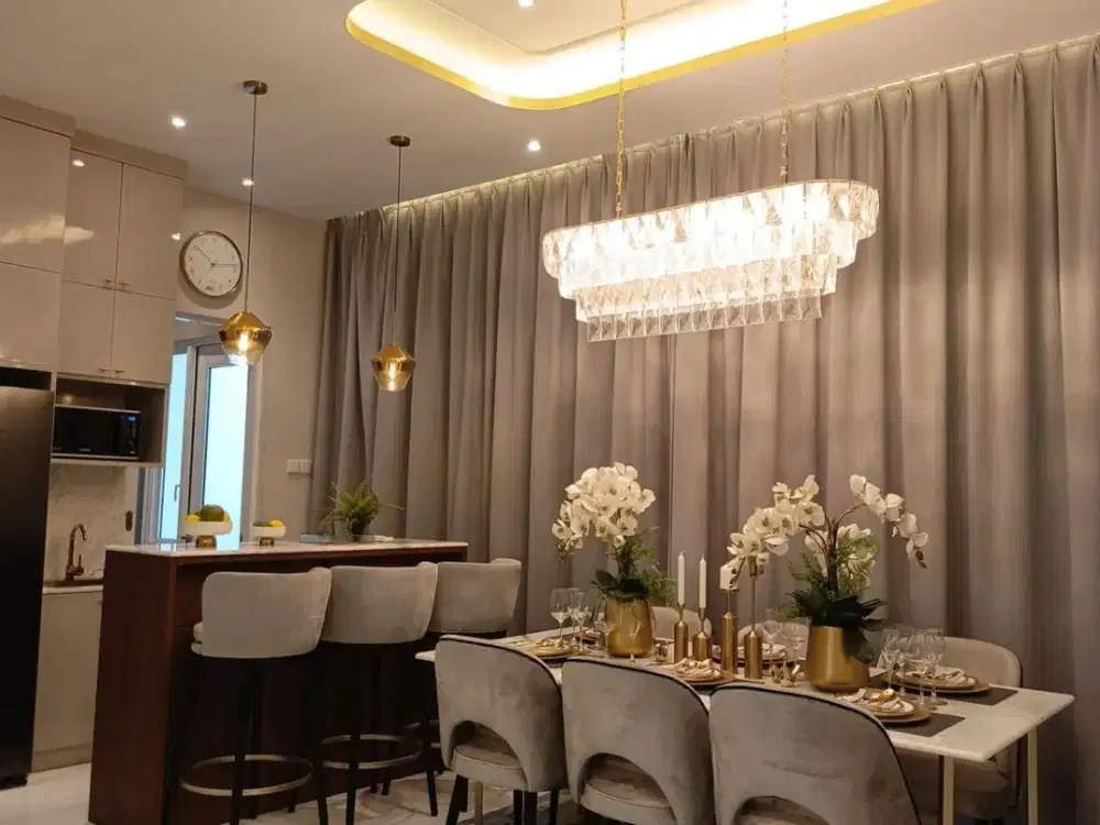 RUMAH EX SHOW UNIT MEWAH PASADENA GADING SERPONG FURNISH