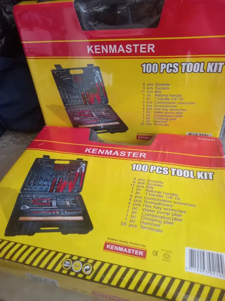 Kenmaster , Kunci  Tool Kit 100 PCS , N2 , Alat Petukangan ,