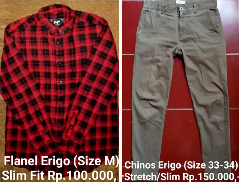 Apparel Erigo size M model slim