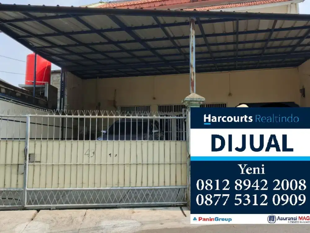 Dijual Cepat Rumah Luas 205 m²  di Pekayon Pasar Rebo Jakarta Timur – Dekat LRT Kampung Rambutan