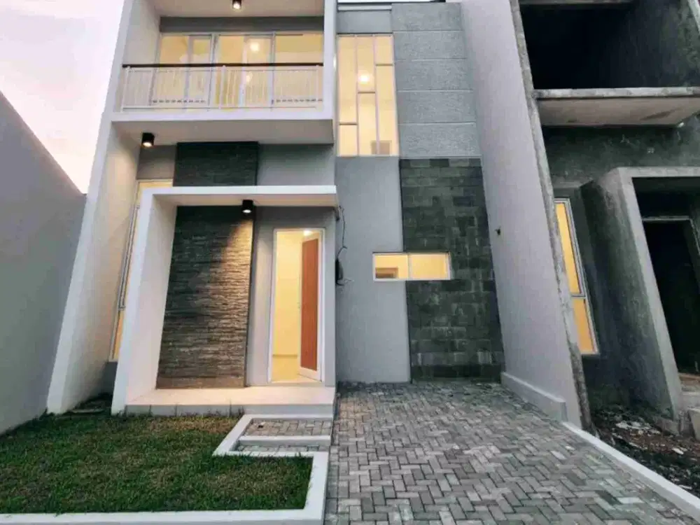 Rumah Cluster 2 Lt Siap Huni Tanah Bangunan Luas 5 Menit Akses Tol Gaplek