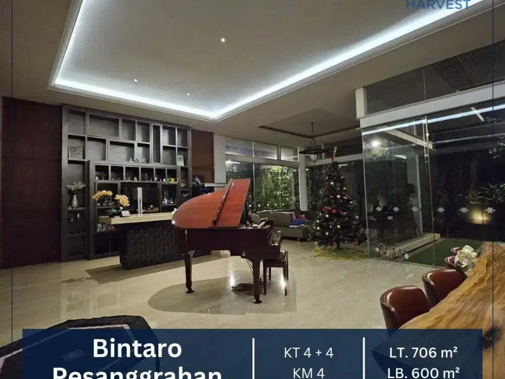 DIJUAL RUMAH MEWAH SIAP HUNI SEMI FURNISH BINTARO PESANGGRAHAN JKTSEL