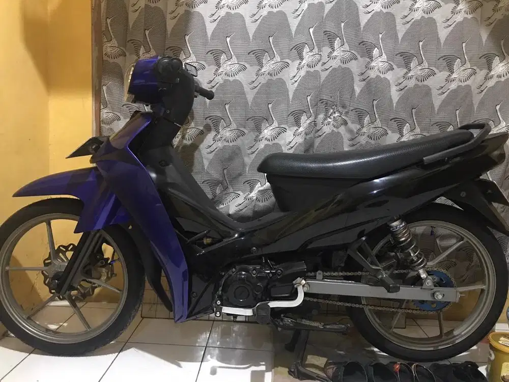 Vega R New 2008 Biru Hitam