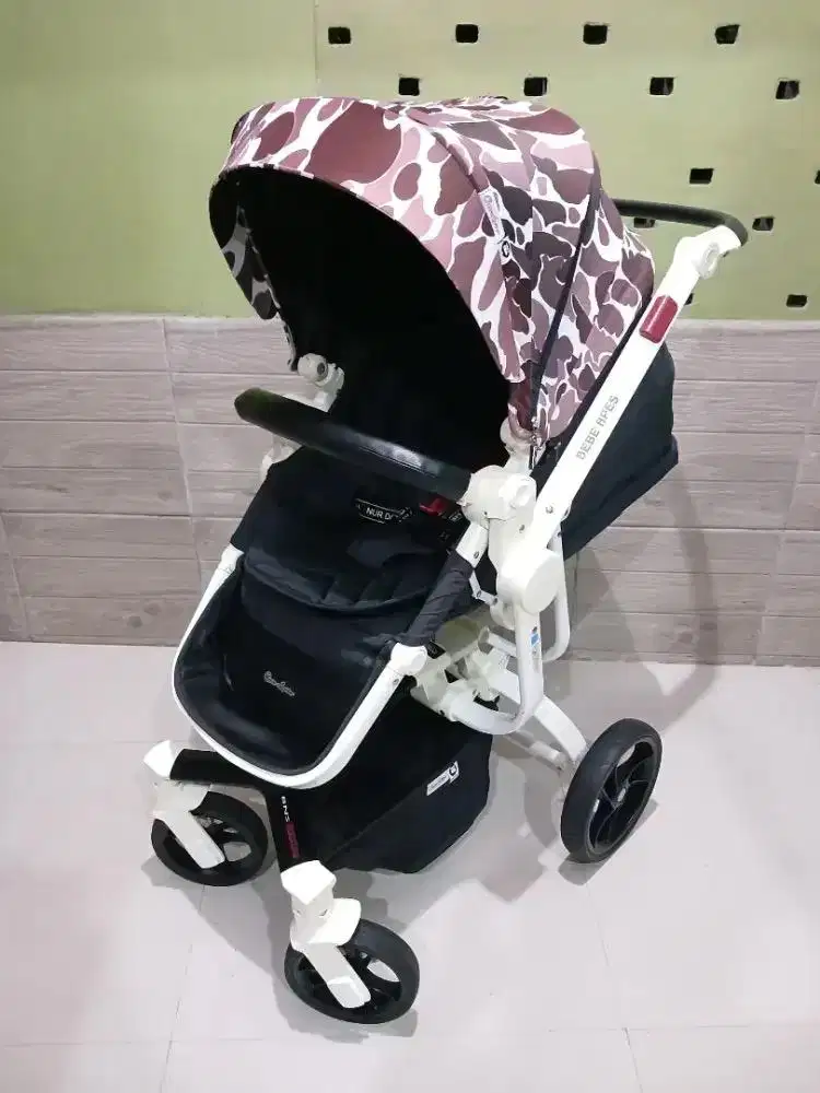 Stroller Bayi Merk Cocolatte Quintas BNS Series BEBE APES BROWN