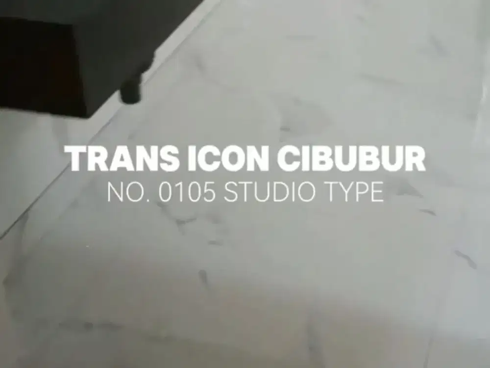 Dijual Apartement Trans Icon Cibubur Studio Type