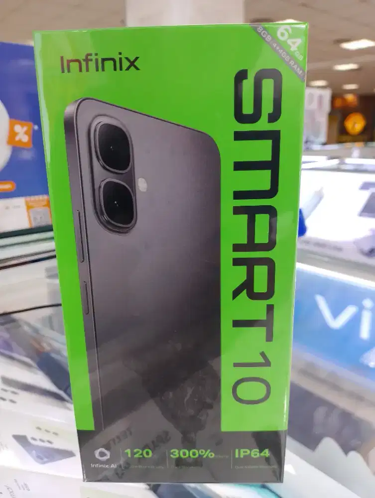 INFINIX SMART 10 4/64GB GARANSI RESMI INFINIX 1 TAHUN BISA CICILAN