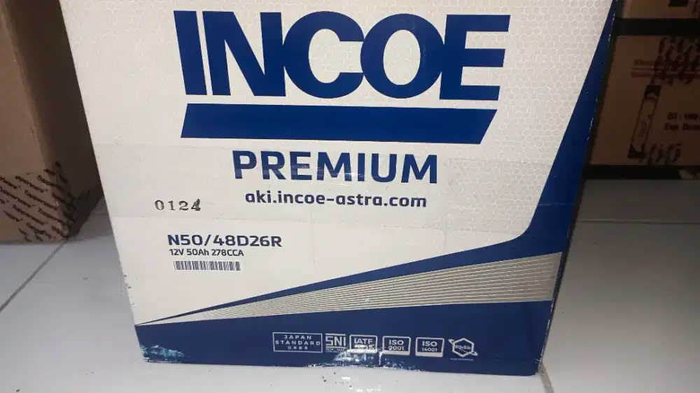 Accu Incoe bekas 50 a