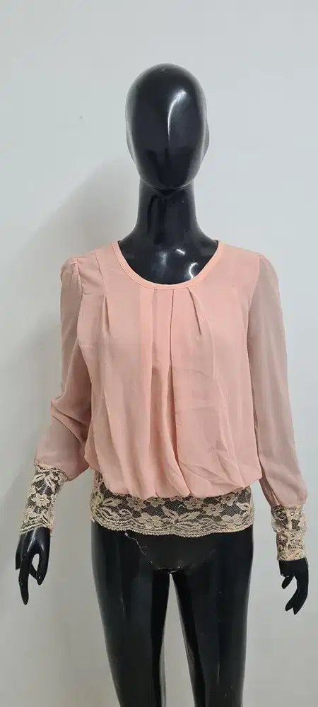 Atasan cifon premium, atasan wanita, atasan pitch