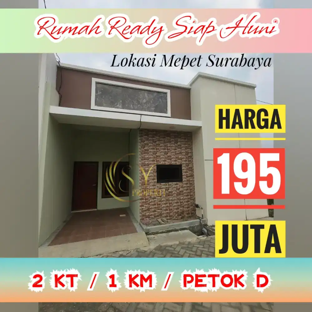 Rumah Ready Belakang Perumahan Bukit Palma