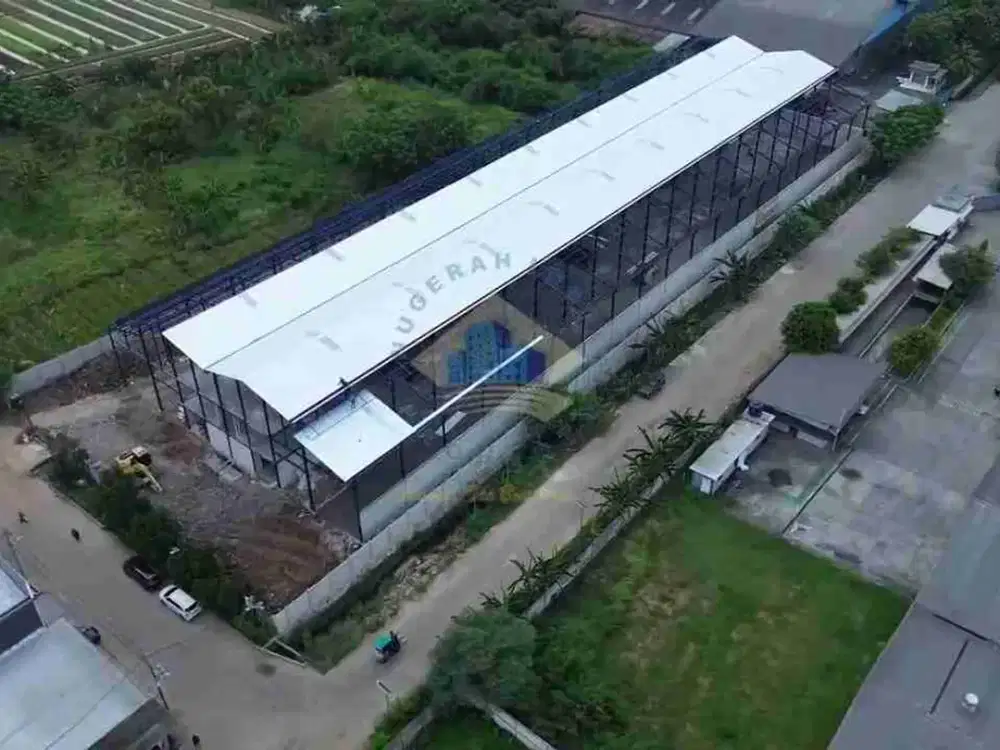 Dijual Pabrik Baru! Akses Container dan Area Pergudangan di Sukamantri, Pasar Kemis - Tangerang!