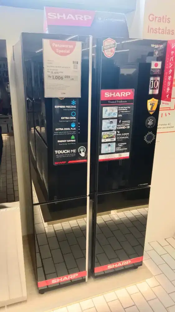 KULKAS SHARP 4 PINTU 639LTR