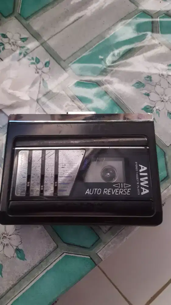 Kaset pita jadul+ walkman aiwa