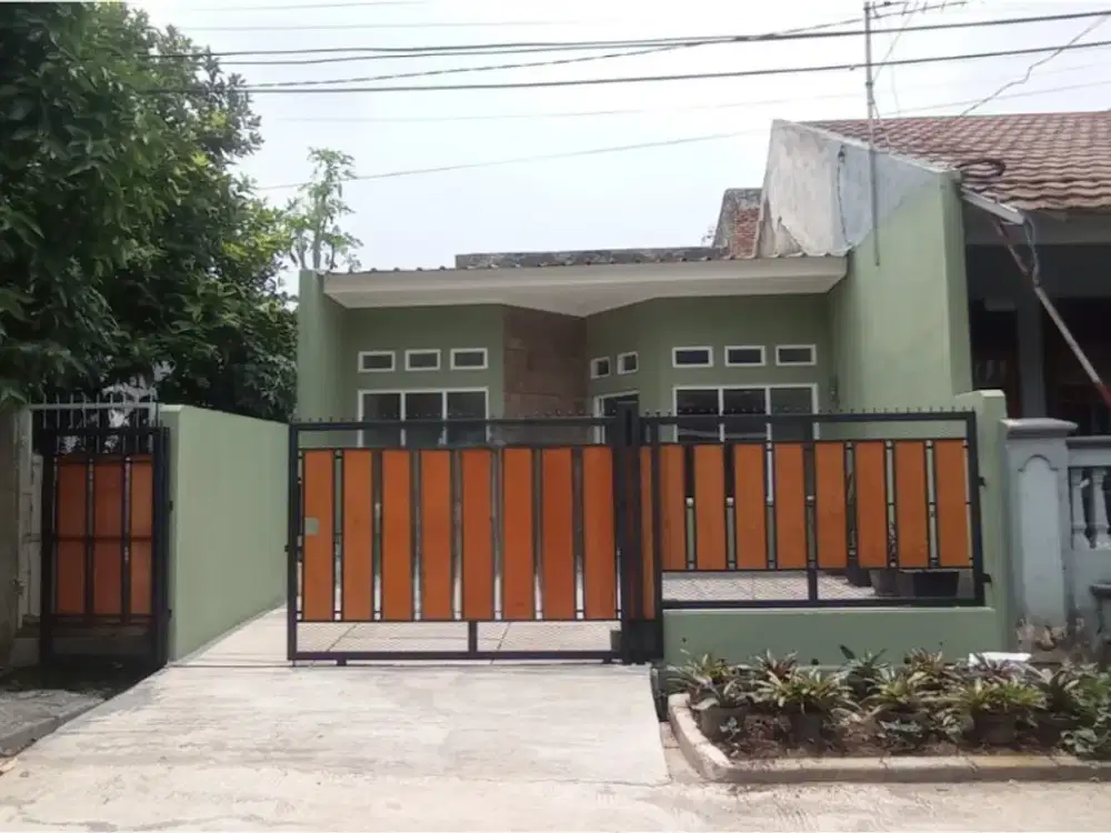 Rumah Cantik 1 Lantai Siap Huni di Limus Pratama Regency – Baru Renov, Lokasi Tenang & Strategis!