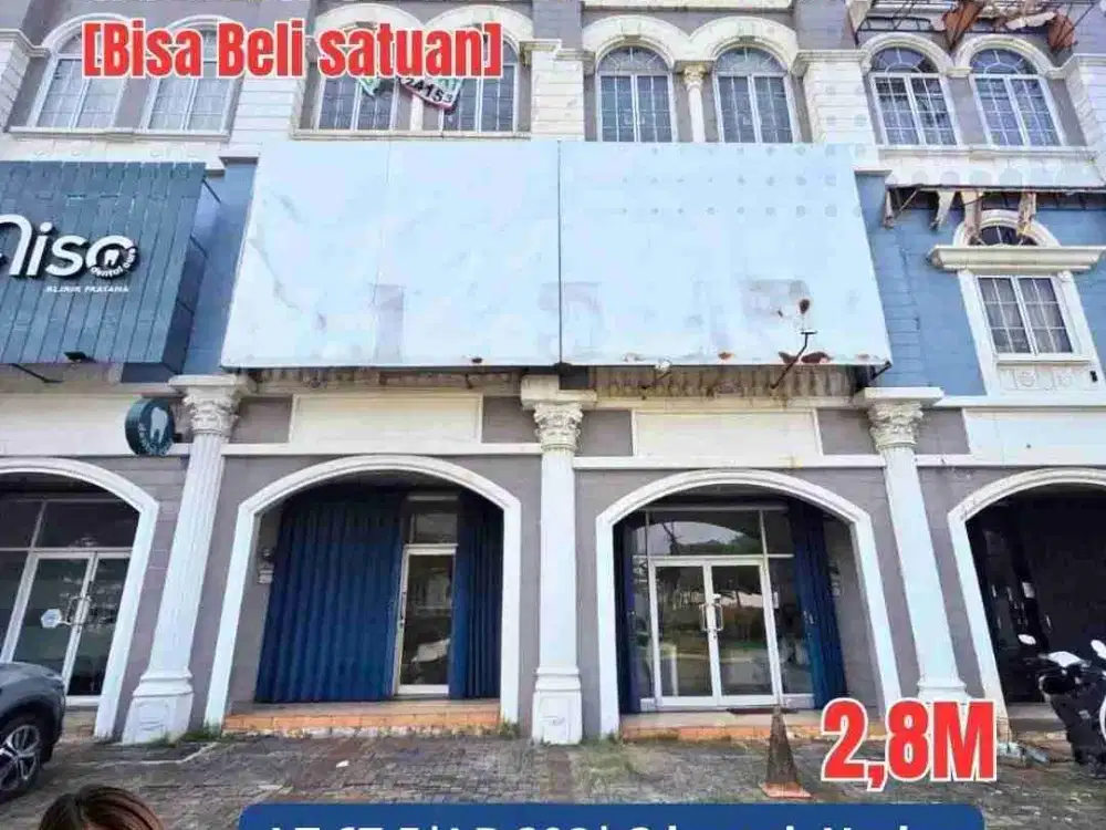 Ruko Boulevard hadap jalan, Gading serpong Jual Butuh