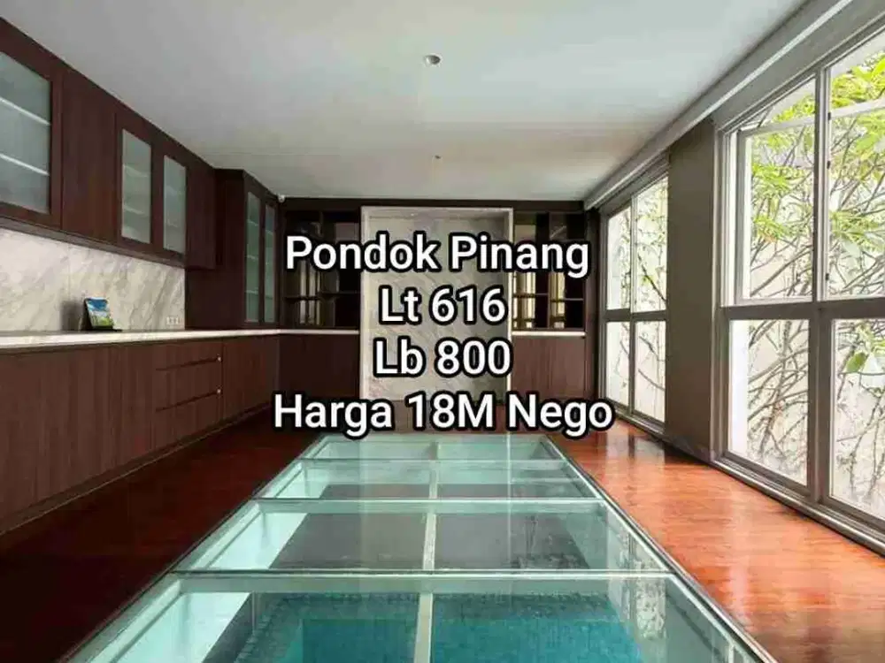 Rumah Private Pool Selangkah ke Mall Pondok Indah jakarta selatan
