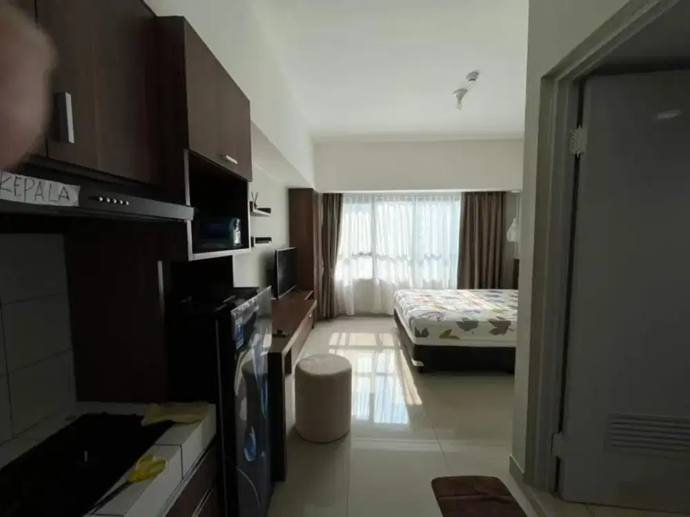 Jual Cepat Tipe Studio Full Furnished View Pool Tower Elodea Apartemen The Springlake View Selangkah ke Summarecon Mal Bekasi