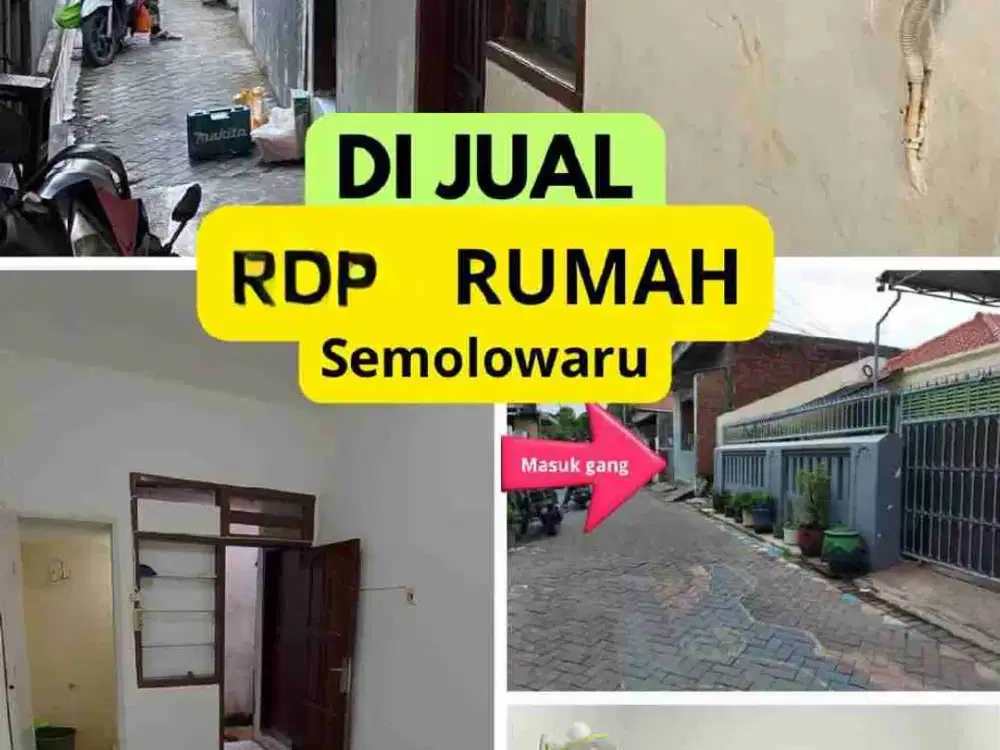 Dijual Rumah Minimalis Di Semolowaru Utara, SHM