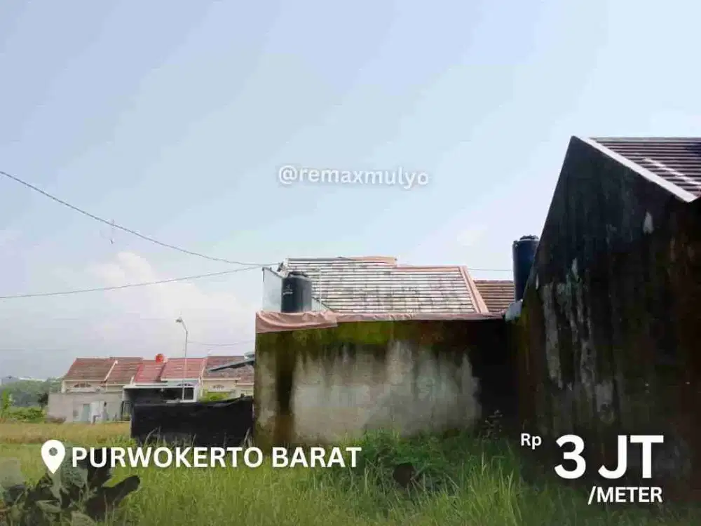 Dijual Tanah Kavling Posisi Hook Cocok untuk Hunian/Usaha Area Purwokerto