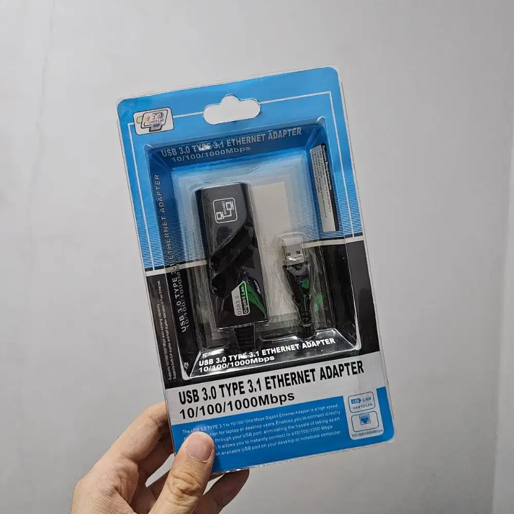 USB 3.0 TO GIGABIT LAN ETHERNET ADAPTER 10/100/1000Mbps - USB TO LAN