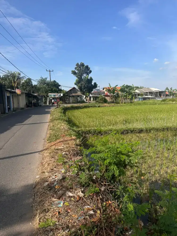 TANAH SAWAH MANGKU JALAN PADAT PENDUDUK BELAKANG SOETA