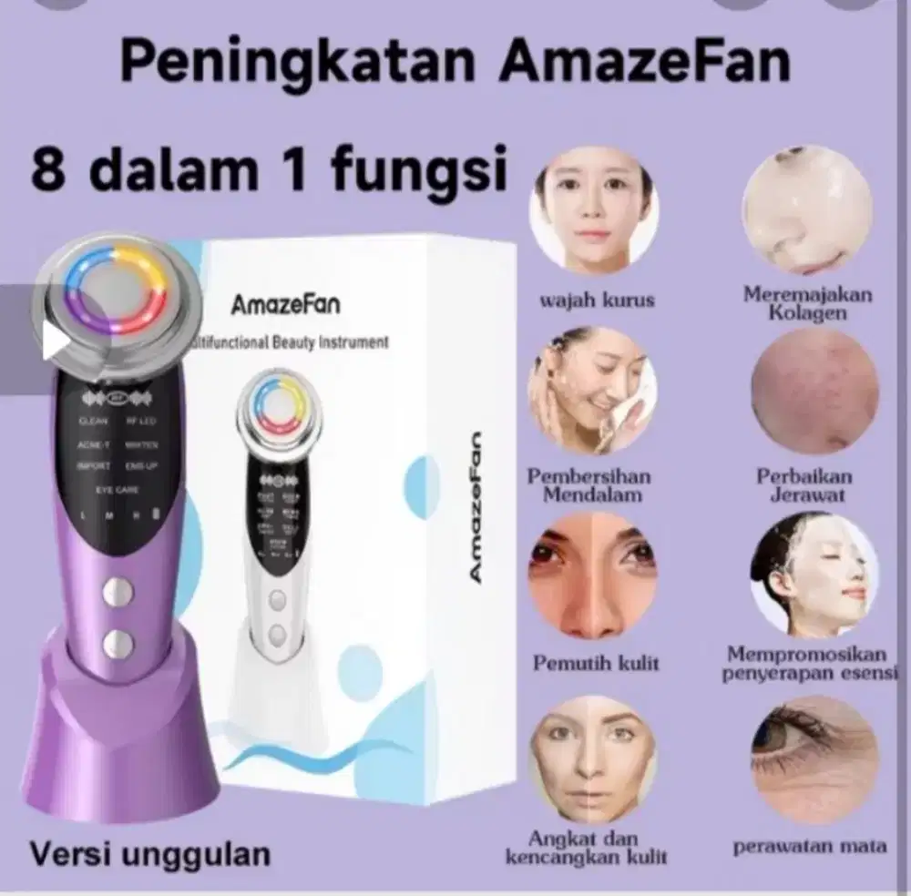 Setrika wajah + pijat wajah 7in1