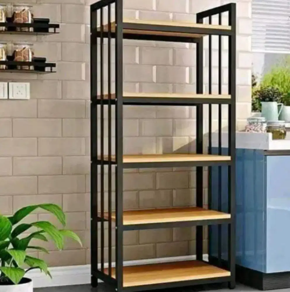 Rak besi, rak jualan, rak display, meja granit, meja besi, dll