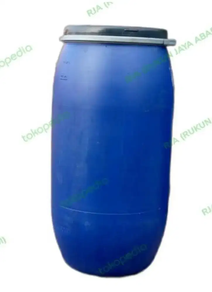 Drum jerigen ember besar warna biru