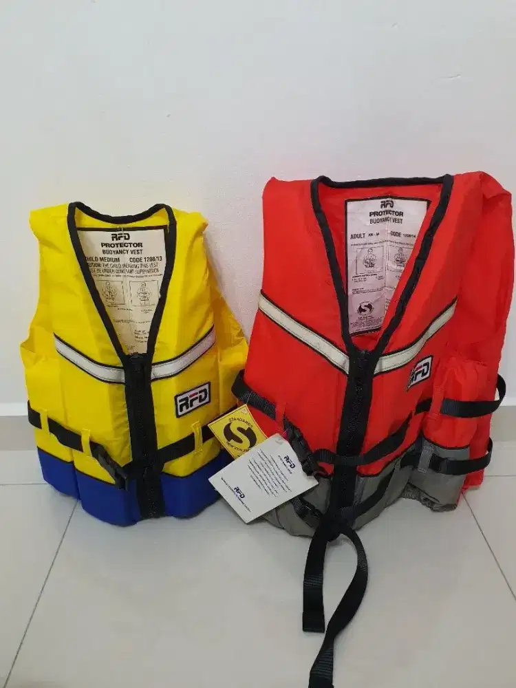 RFD life jacket/ Buoyancy rompi pelampung safety size M dan XS