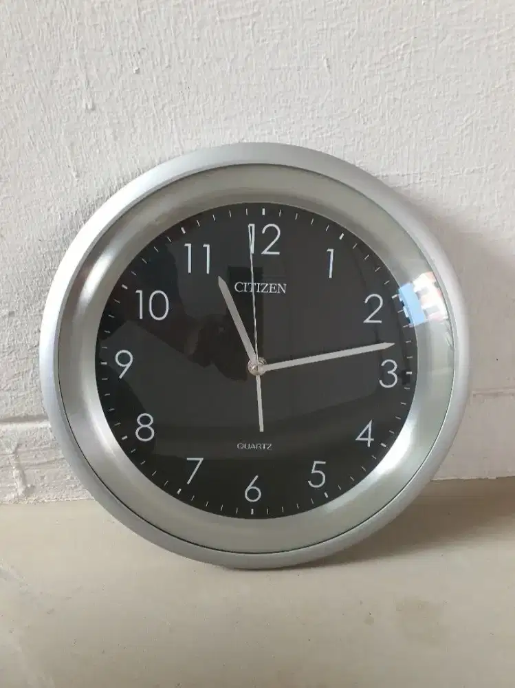 Citizen original jam dinding wall clock silent movement