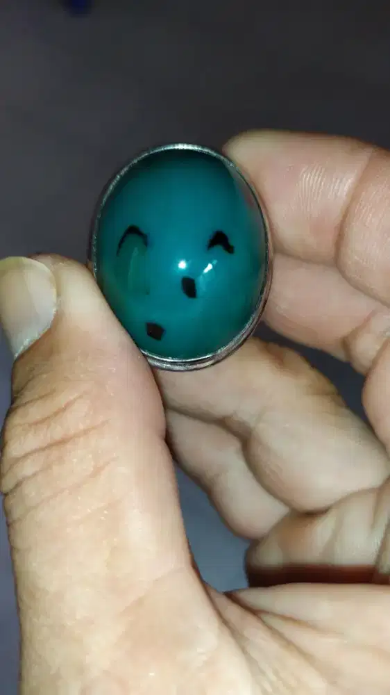 Dijual cin2 batu bacan,motif org senyum...unik