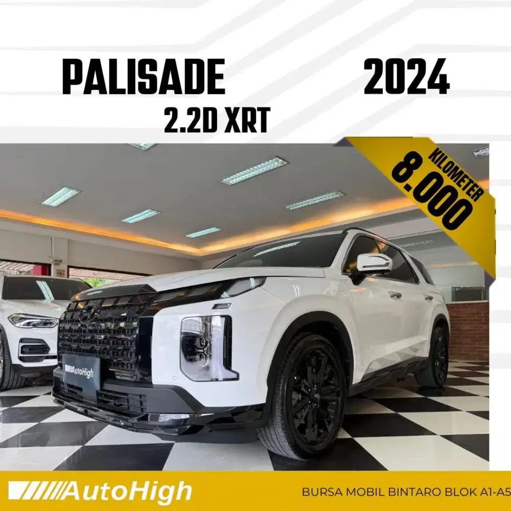 DP10% [Km8.000] Palisade XRT 2024 White Reg 2023 #AUTOHIGH