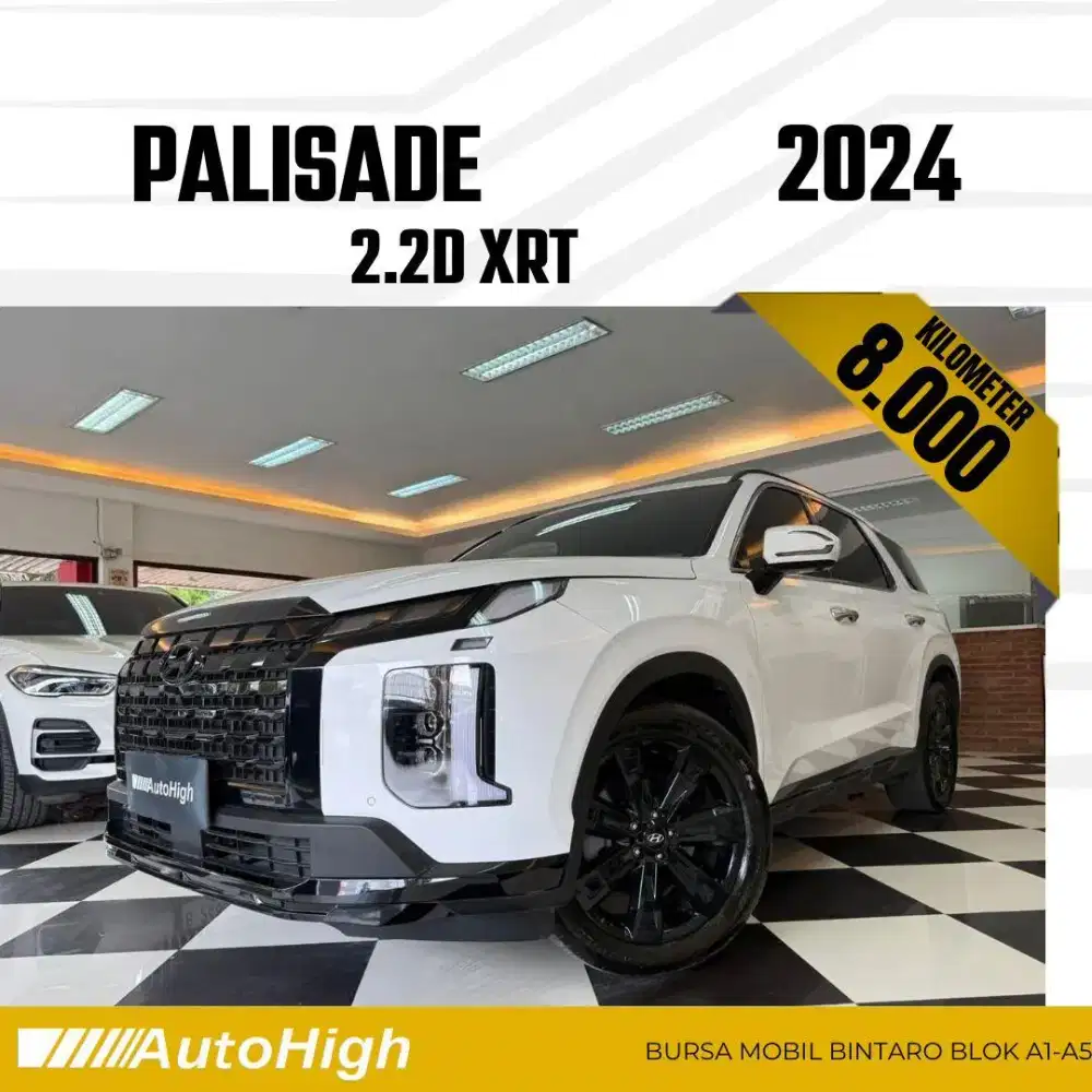 DP10% [Km8.000] Palisade XRT 2024 White Reg 2023 #AUTOHIGH