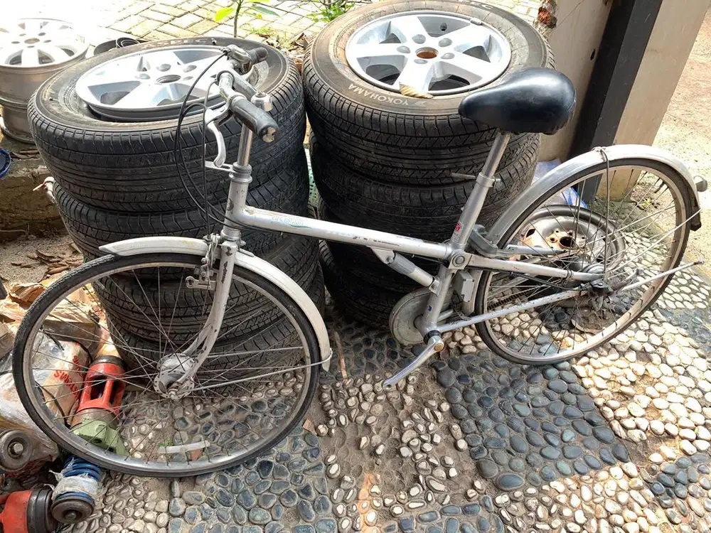 Sepeda Bridgestone Langka Rantai Belt asli jepang