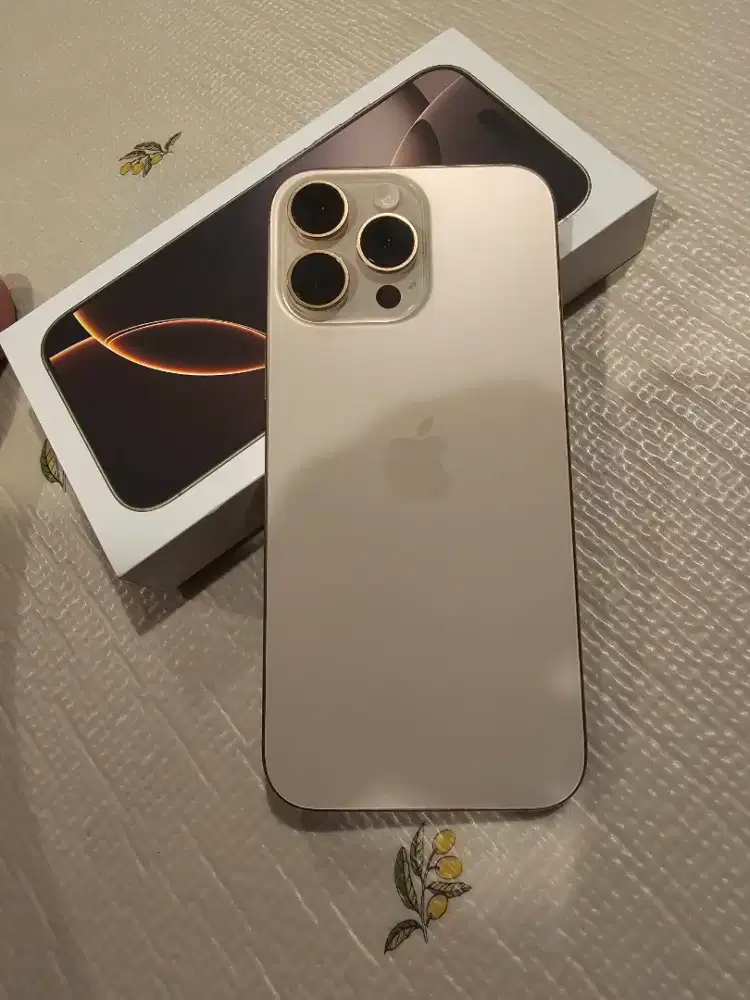 Iphone 16 Promax 256gb dessert titanium resmi