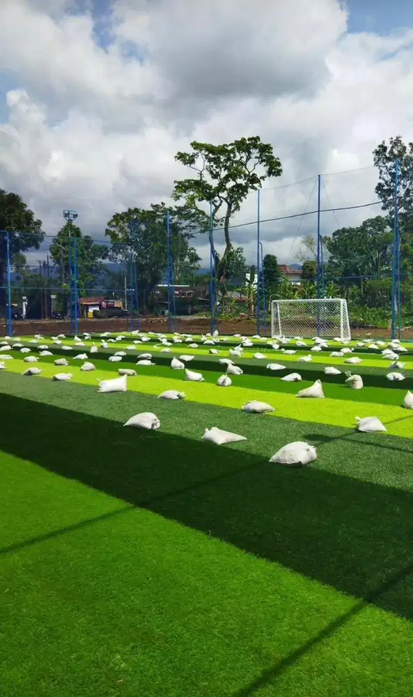 PAKET PEMASANGAN RUMPUT SINTETIS MINI SOCCER DAN FUTSAL