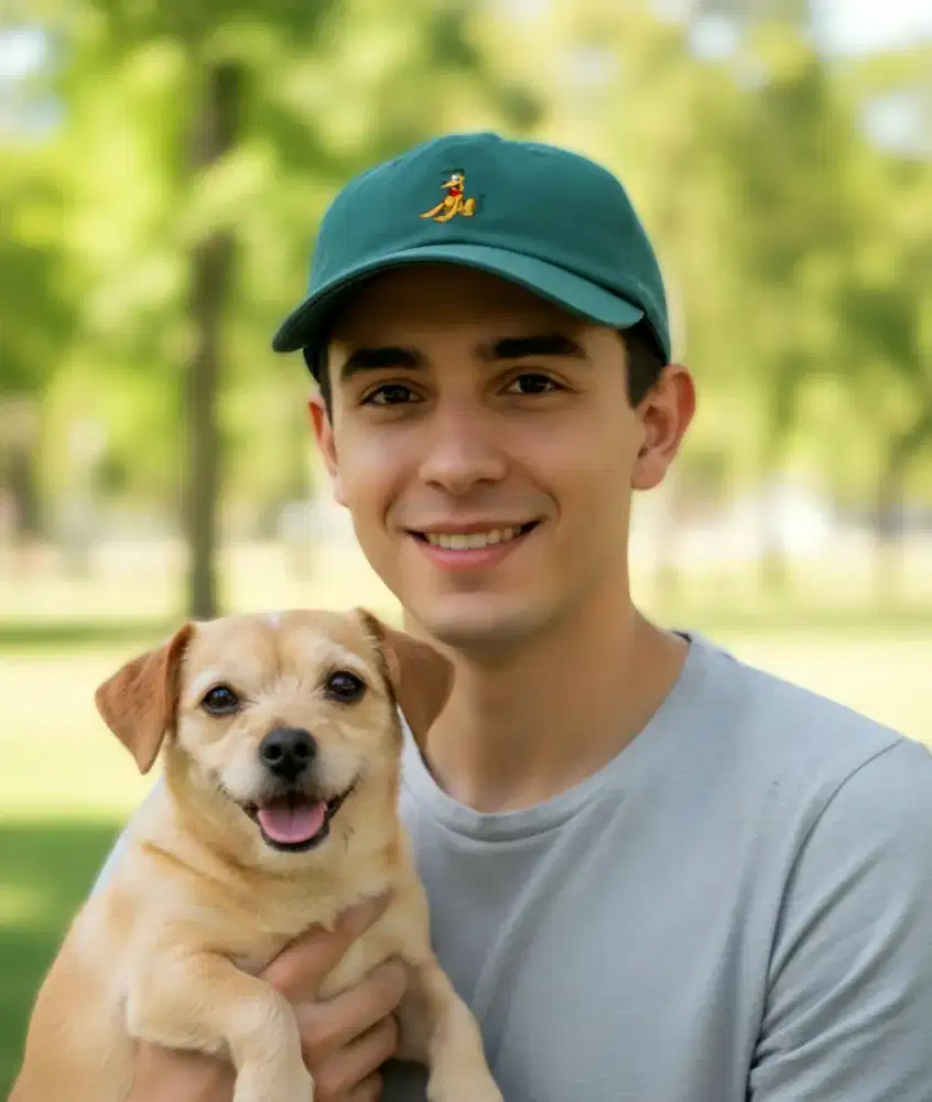 Topi Logo Anjing Pluto Walt Disney Mickey Original Second Hijau Botol