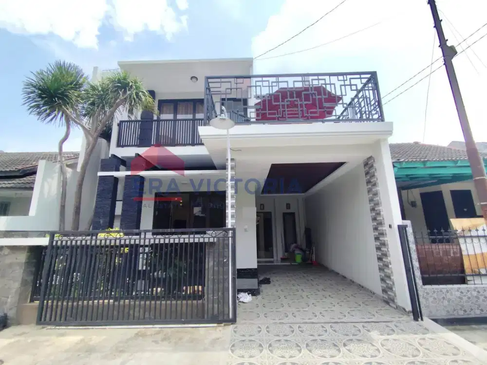 Rumah Cantik 2 Lantai Full Furnish di Jantung Sawojajar Siap Huni