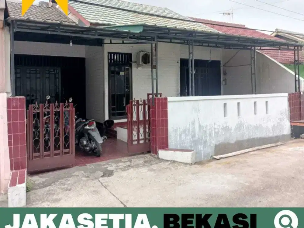 Rumah dijual 1,5 Lantai, Kokoh, Jakasetia Nempel Galaxy, Bekasi, SHM