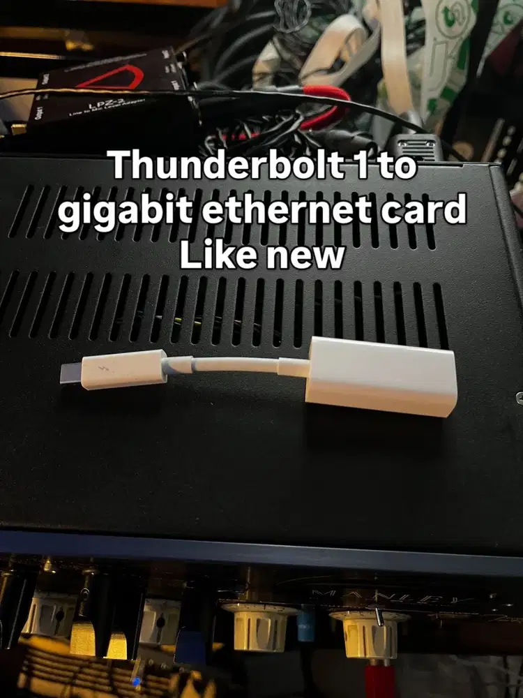 Thunderbolt to Gigabit ethernet