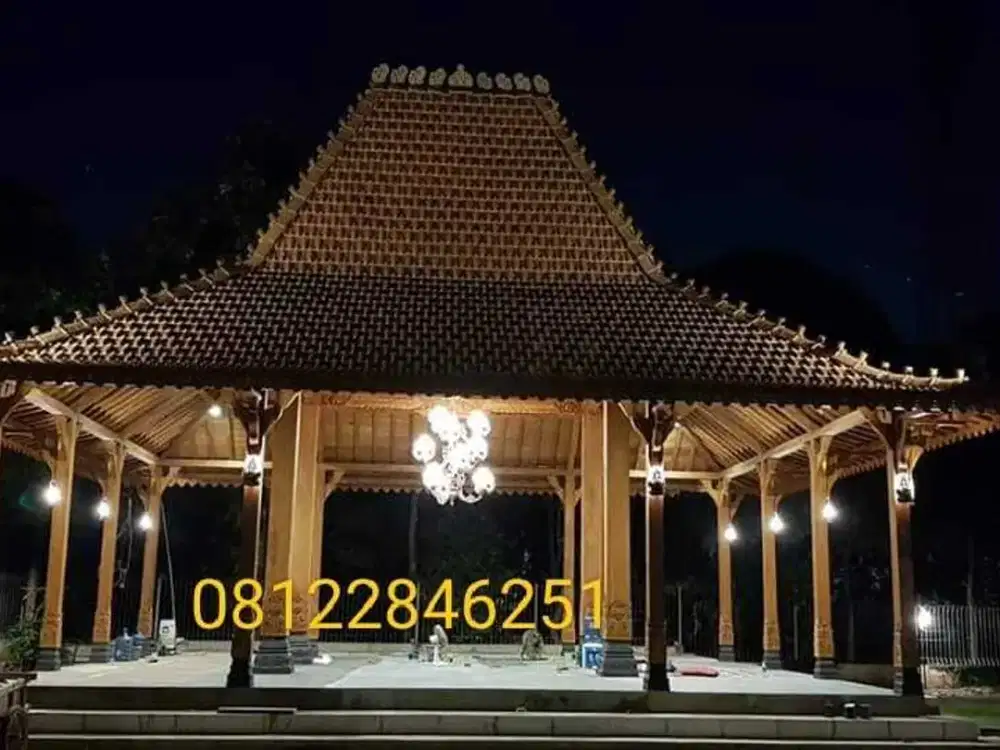 Jual Pendopo Joglo kayu jati, rumah joglo dan limasan jati