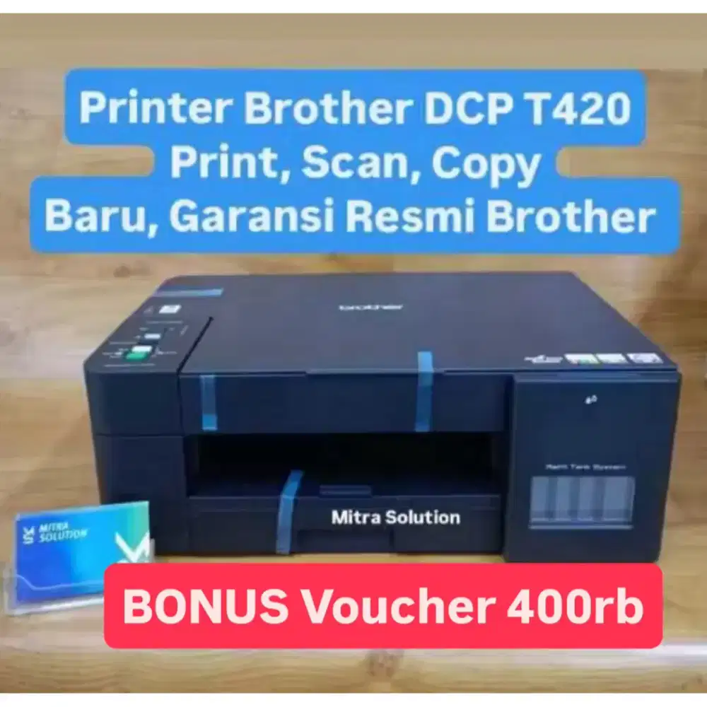 Printer Brother T420 Wireless DCP-T420W DCP T420w T-420 T 420 garansi