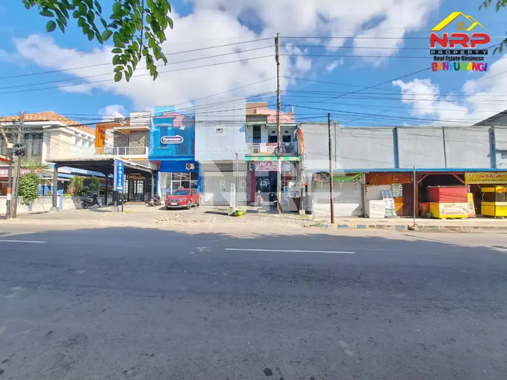 Dijual Ruko 2 Lantai Full Furniture di tepi Jl. Kolonel Sugiono - Banyuwangi