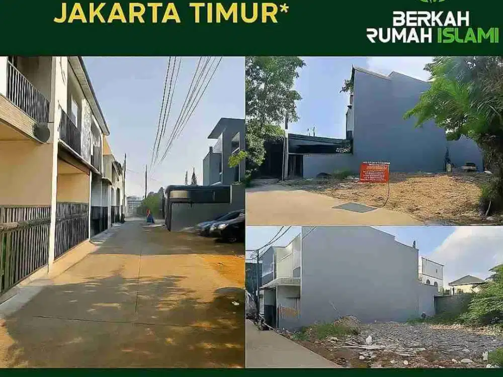 KAVLING SIAP BANGUN DALAM CLUSTER DI DUREN SAWIT, JAKARTA TIMUR