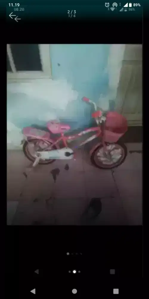 Sepeda anak ukuran 16 masih layak pakai