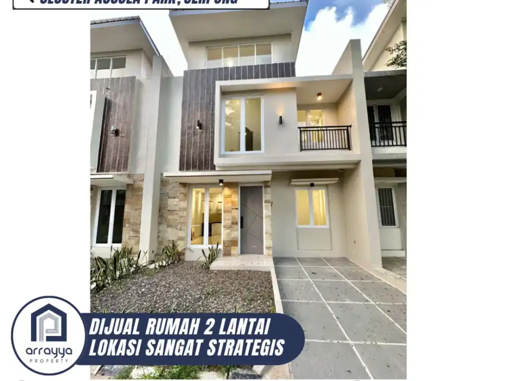 RUMAH 2 LANTAI CLUSTER ACCOLA PARK SERPONG *GL71*