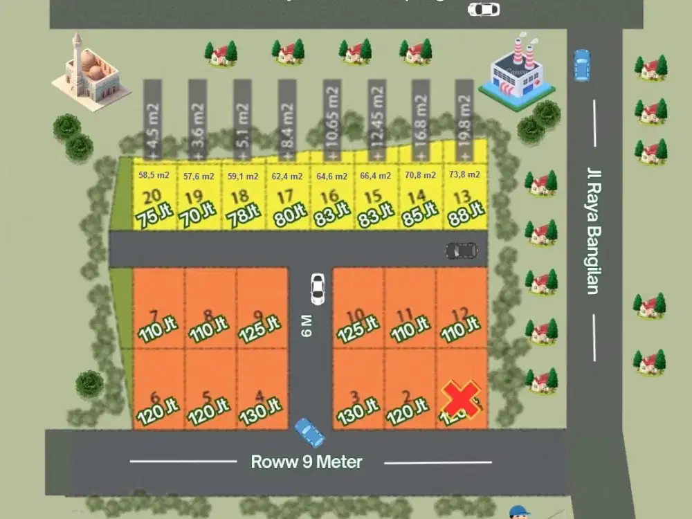 Promo Tanah Kavling Murah Slamet Tumpang Malang dkt Jl. Raya Prov