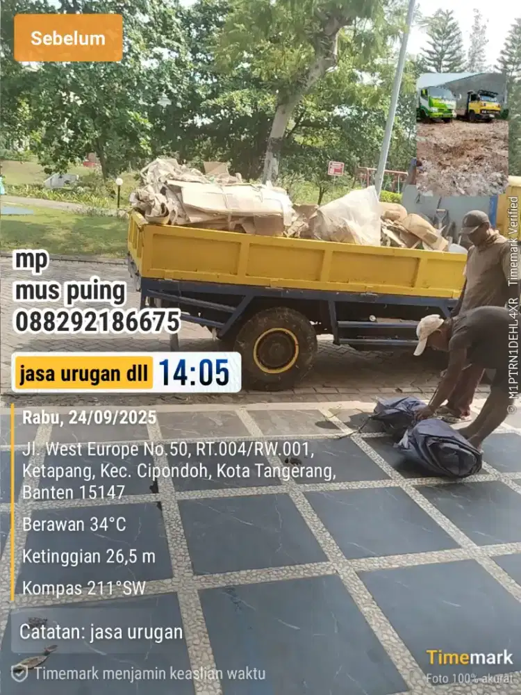 JASA BUANG PUING & SAMPAH PROYEK