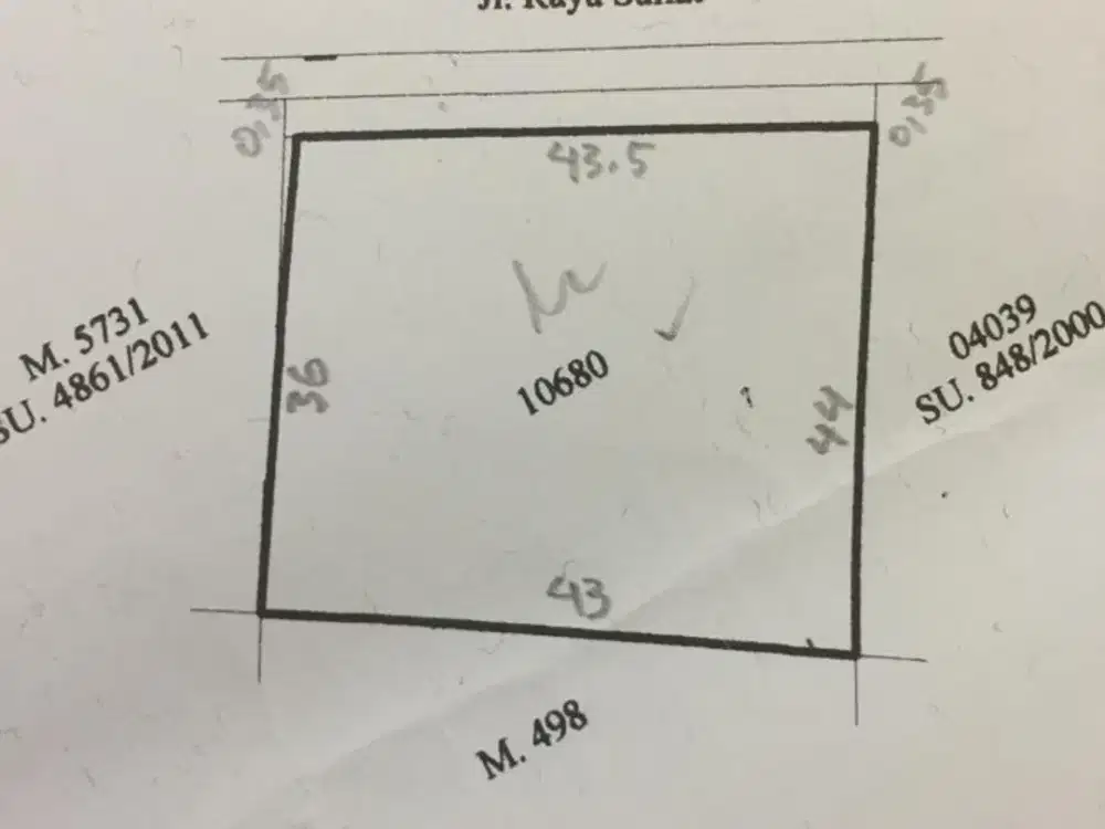 Dijual Tanah Strategis cocok untuk dibangun apa saja