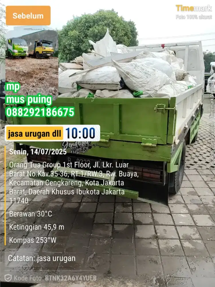 JASA BUANG PUING & SAMPAH PROYEK