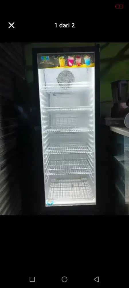 Showcase RSA 1pintu pendingin minuman